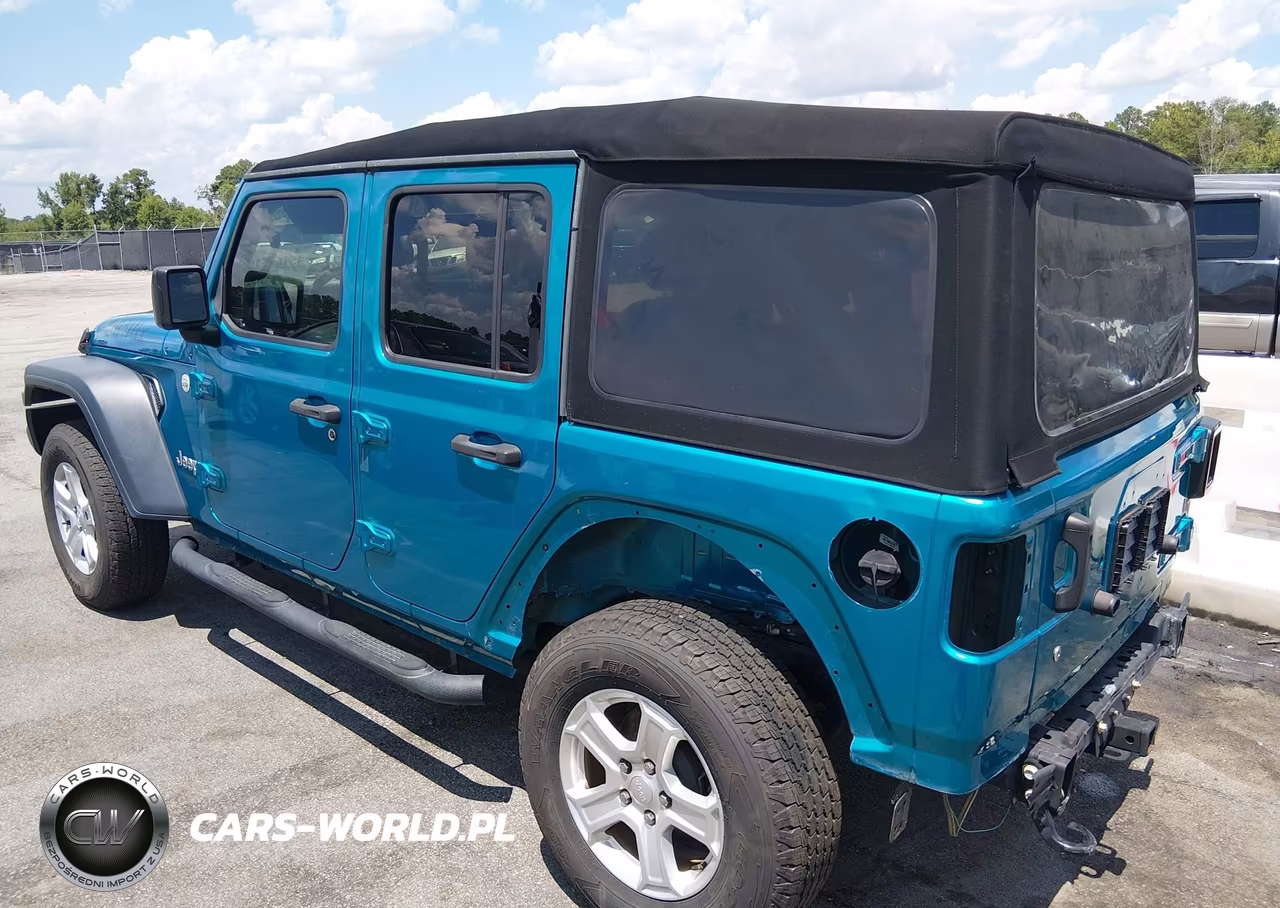 2020 Jeep Wrangler Unlimited Sport S 4X4 VIN:1C4HJXDG2LW167557 - 3