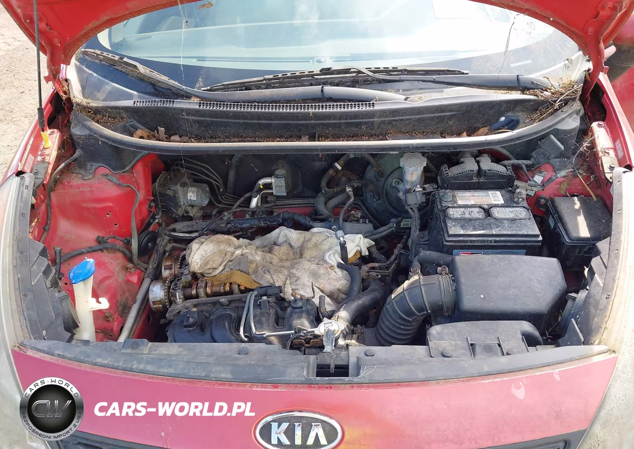2013 Kia Rio Lx VIN:KNADM5A36D6107890 - 10
