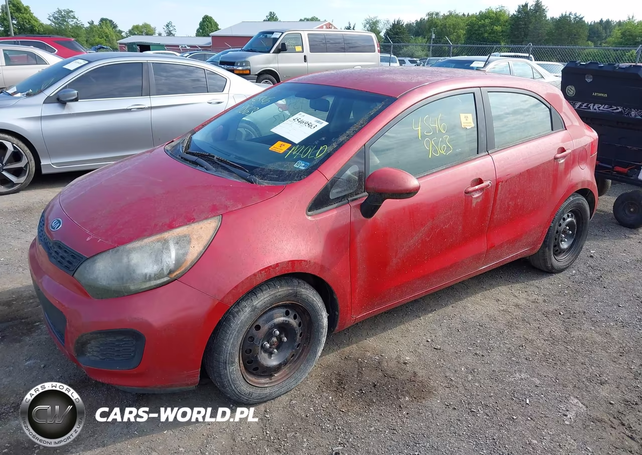 2013 Kia Rio Lx VIN:KNADM5A36D6107890 - 2