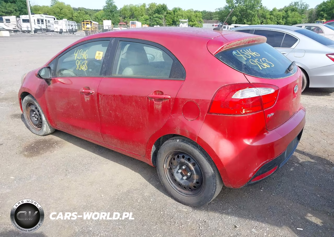 2013 Kia Rio Lx VIN:KNADM5A36D6107890 - 3