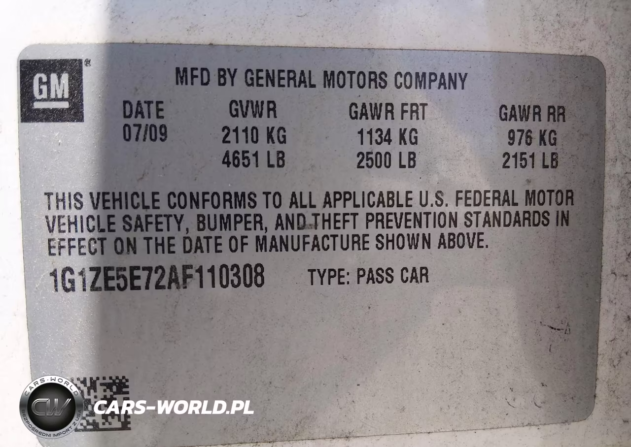 2010 Chevrolet Malibu Ltz VIN:1G1ZE5E72AF110308 - 9