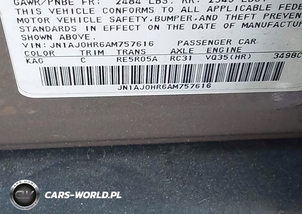 2010 Infiniti Ex35 Journey VIN:JN1AJ0HR6AM757616 - 9