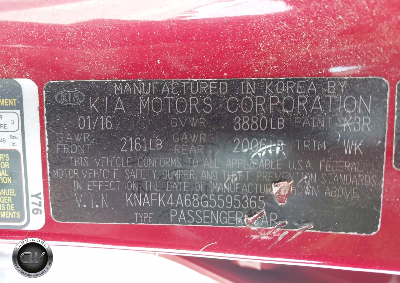 2016 Kia Forte Lx VIN:KNAFK4A68G5595365 - 9