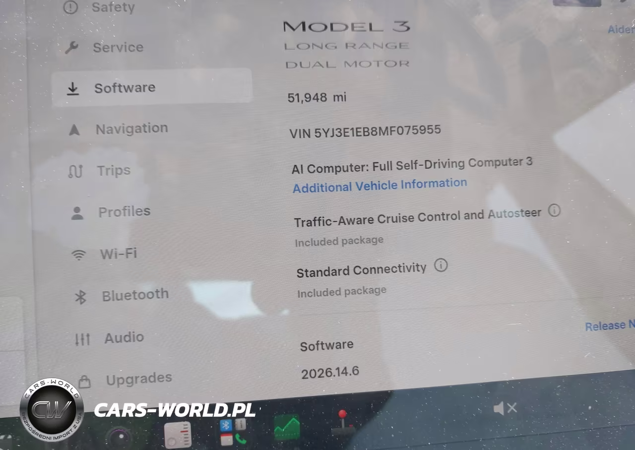 2021 Tesla Model 3 Long Range Dual Motor All-Wheel Drive VIN:5YJ3E1EB8MF075955 - 14