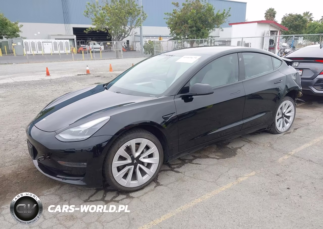2021 Tesla Model 3 Long Range Dual Motor All-Wheel Drive VIN:5YJ3E1EB8MF075955 - 2