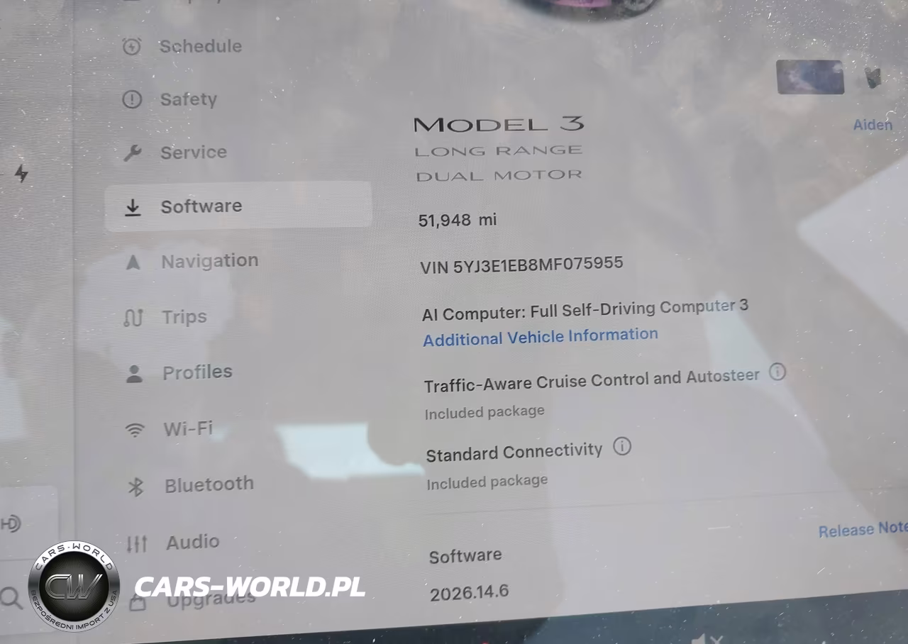 2021 Tesla Model 3 Long Range Dual Motor All-Wheel Drive VIN:5YJ3E1EB8MF075955 - 7