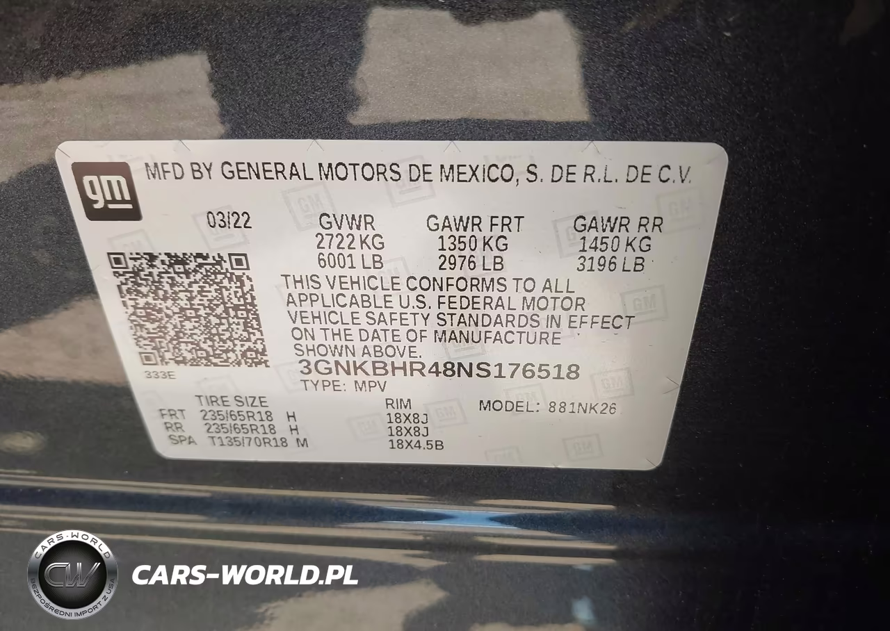 2022 Chevrolet Blazer Awd 2Lt VIN:3GNKBHR48NS176518 - 9