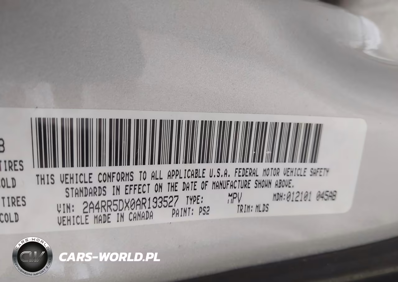 2010 Chrysler Town & Country Touring VIN:2A4RR5DX0AR193527 - 9