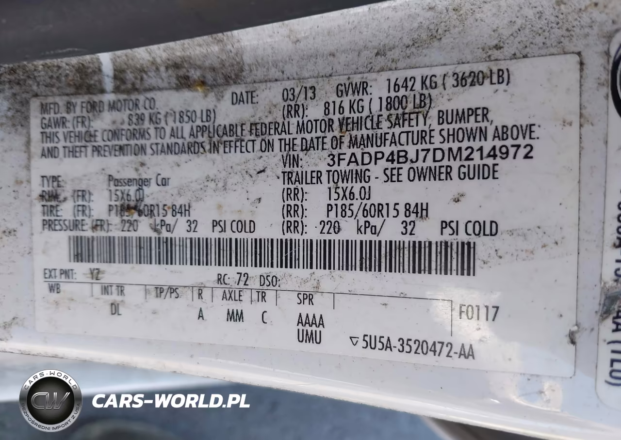 2013 Ford Fiesta Se VIN:3FADP4BJ7DM214972 - 9