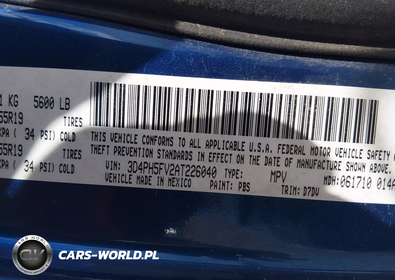 2010 Dodge Journey Sxt VIN:3D4PH5FV2AT226040 - 9