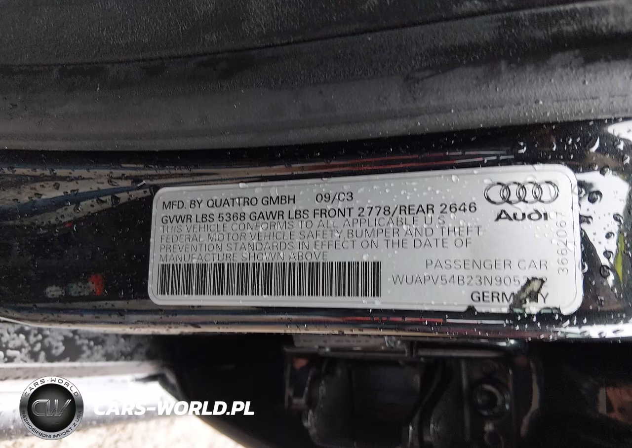 2003 Audi Rs6 4.2 VIN:WUAPV54B23N905262 - 9