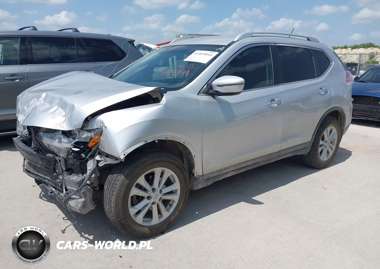 2016 Nissan Rogue Sv VIN:KNMAT2MT6GP619862 - 2