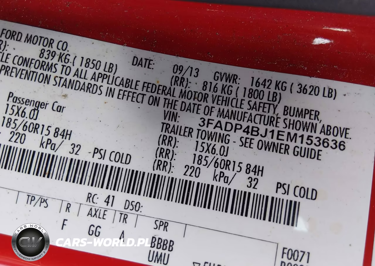2014 Ford Fiesta Se VIN:3FADP4BJ1EM153636 - 9