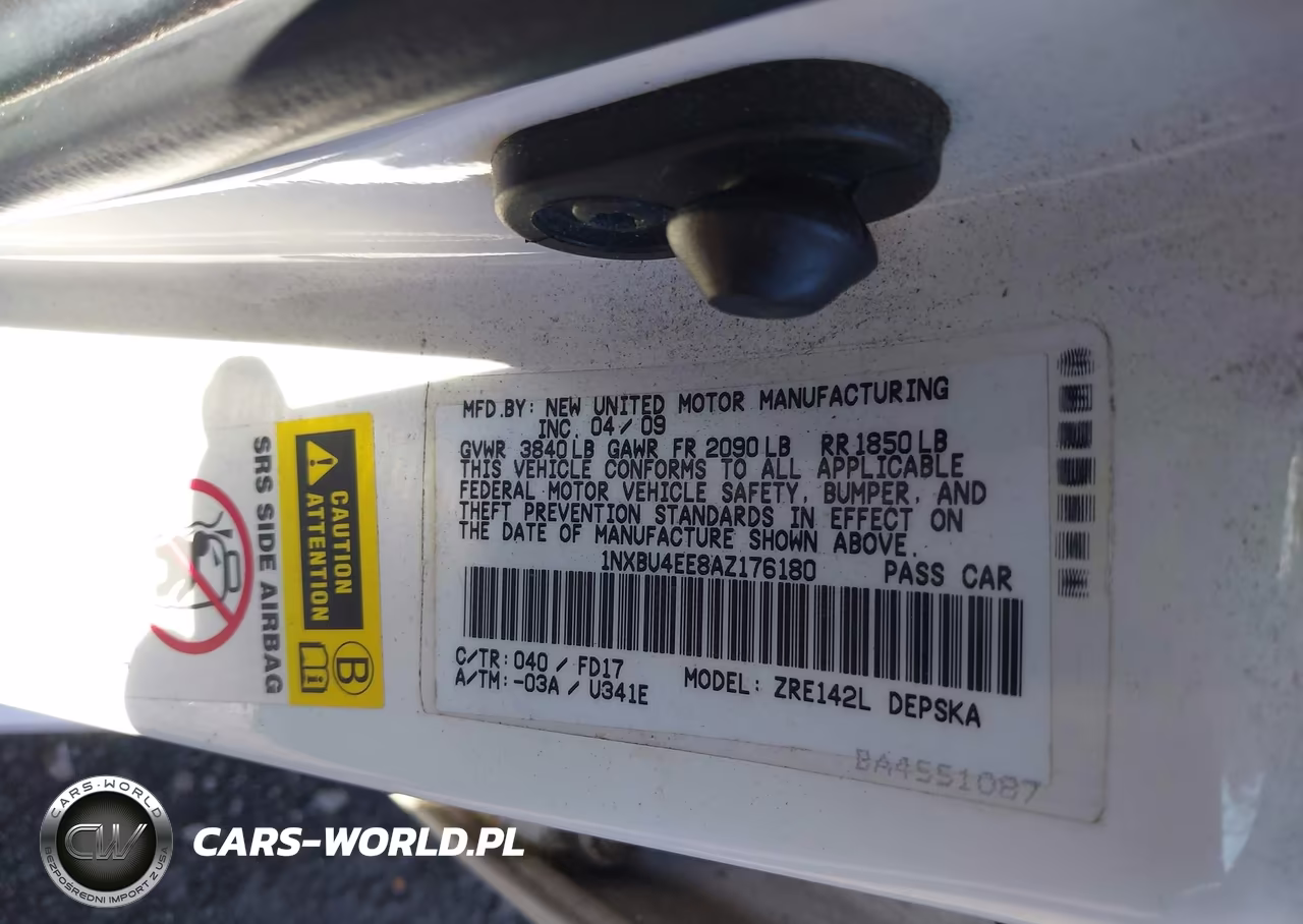 2010 Toyota Corolla S VIN:1NXBU4EE8AZ176180 - 9