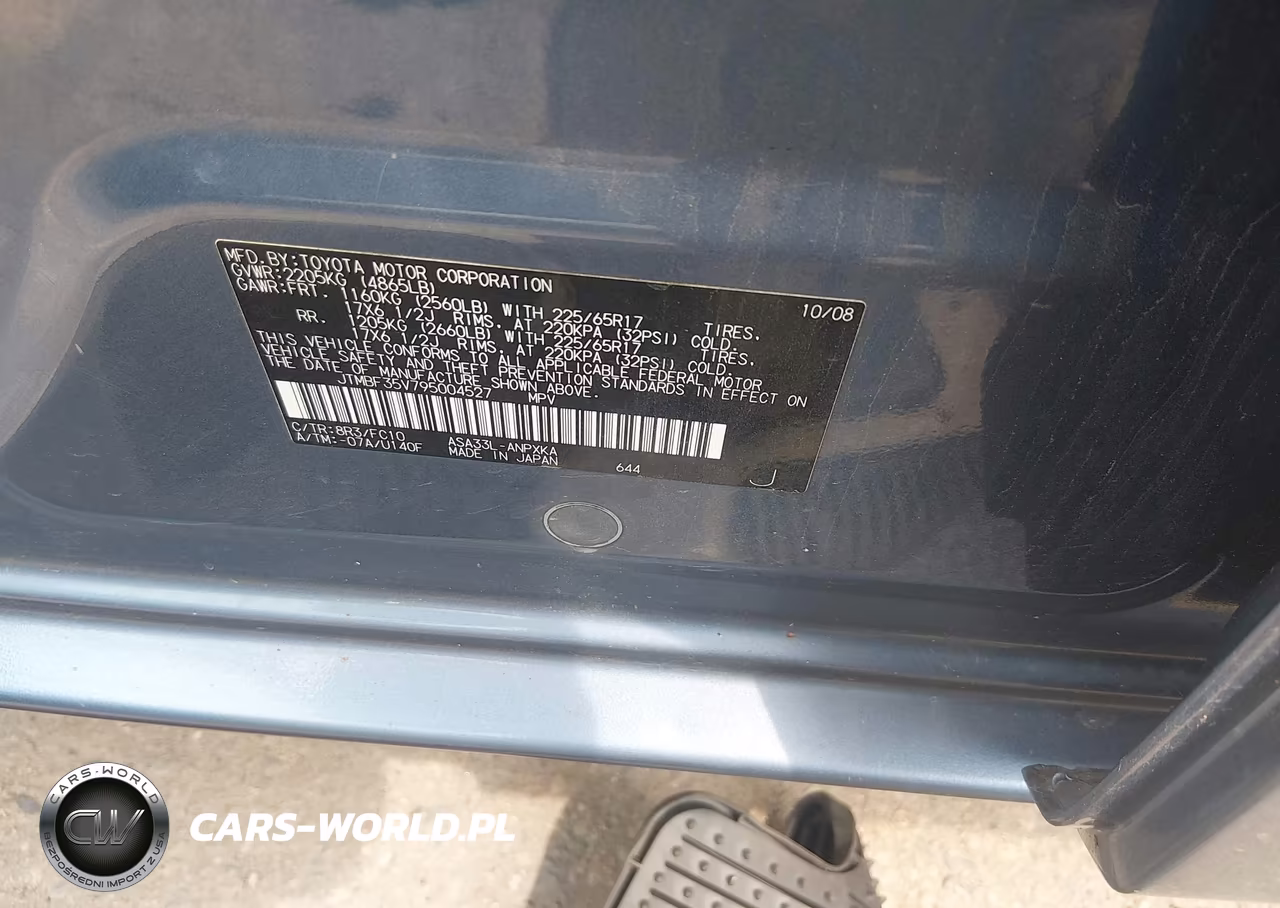 2009 Toyota Rav4 VIN:JTMBF35V795004527 - 9