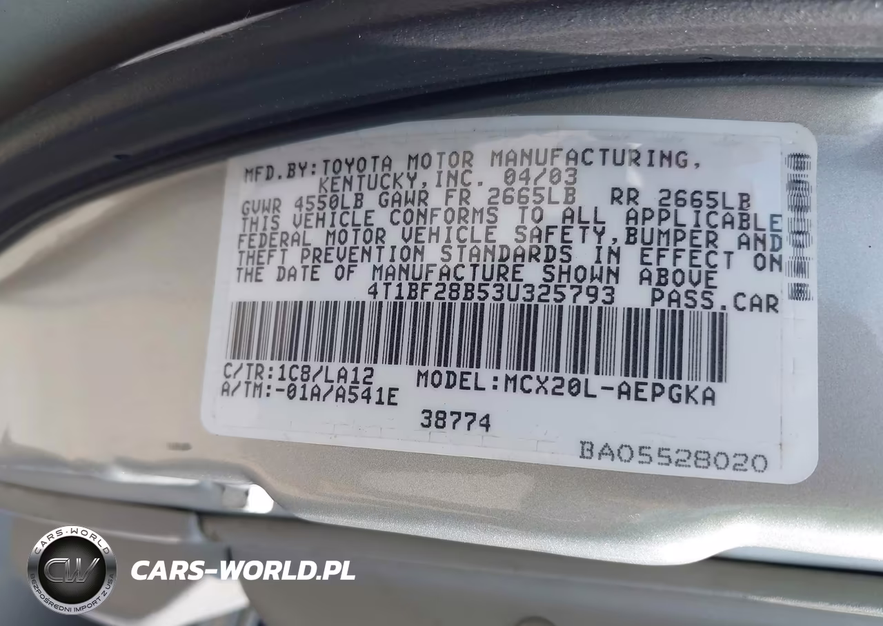2003 Toyota Avalon Xls VIN:4T1BF28B53U325793 - 9