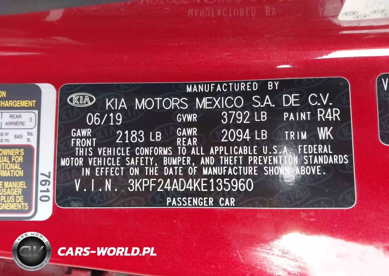 2019 Kia Forte Lxs VIN:3KPF24AD4KE135960 - 9