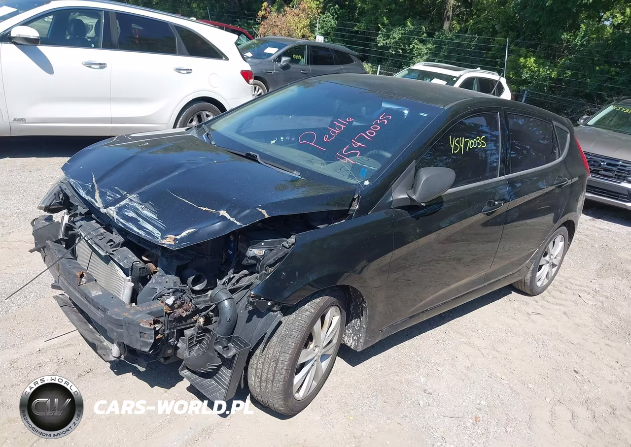 2012 Hyundai Accent Se VIN:KMHCU5AE1CU029184 - 2