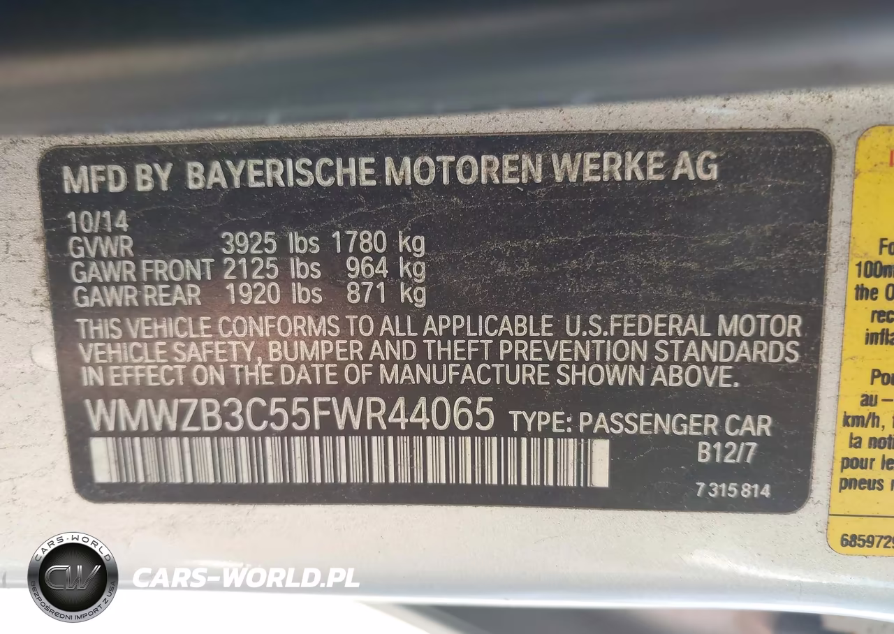 2015 Mini Countryman Cooper VIN:WMWZB3C55FWR44065 - 9