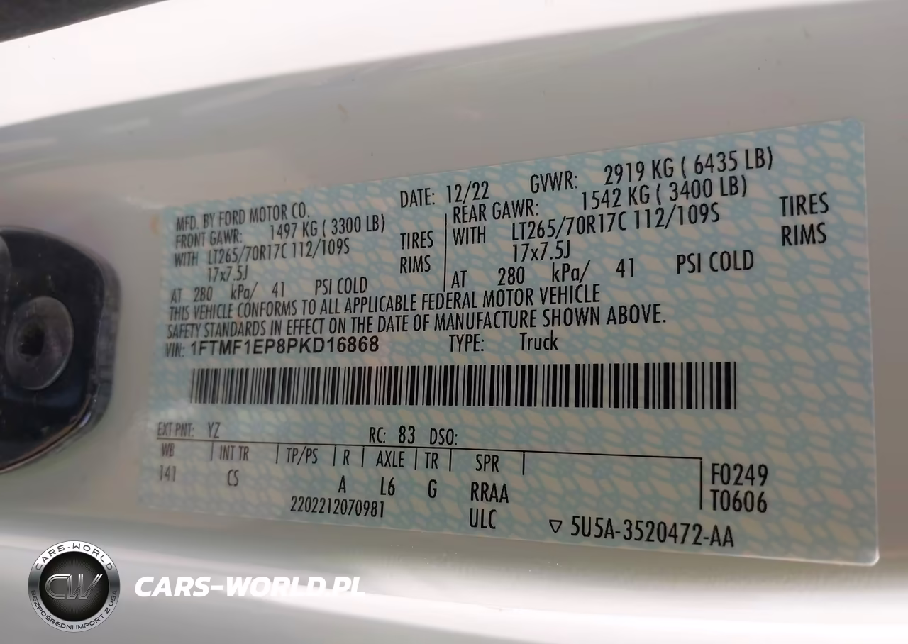 2023 Ford F-150 Xl VIN:1FTMF1EP8PKD16868 - 9