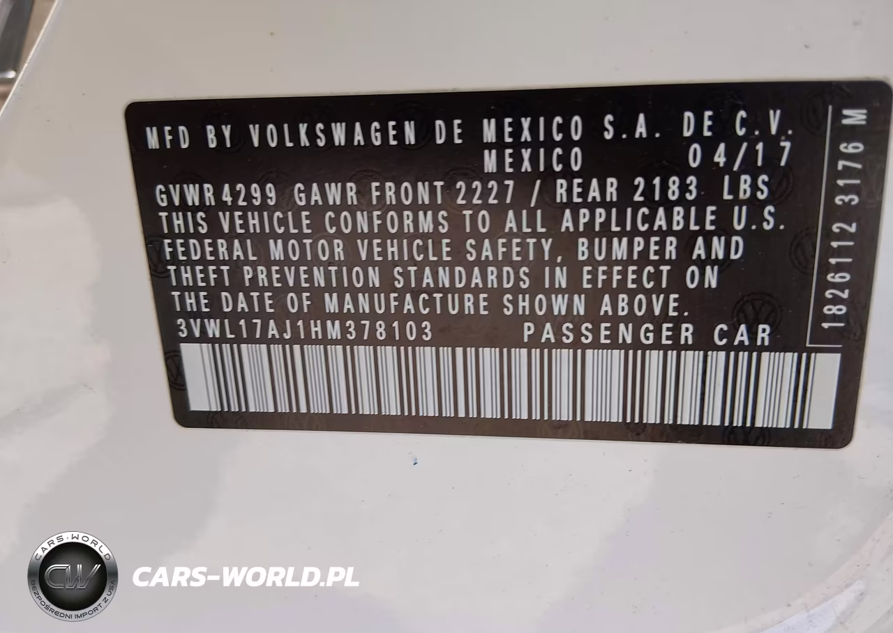 2017 Volkswagen Jetta 1.8T Sel-1.8T Sel Premium VIN:3VWL17AJ1HM378103 - 9