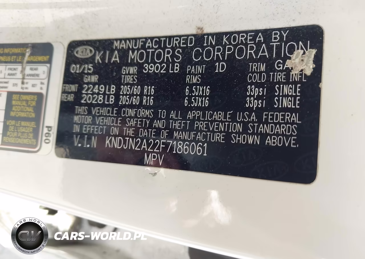 2015 Kia Soul VIN:KNDJN2A22F7186061 - 9