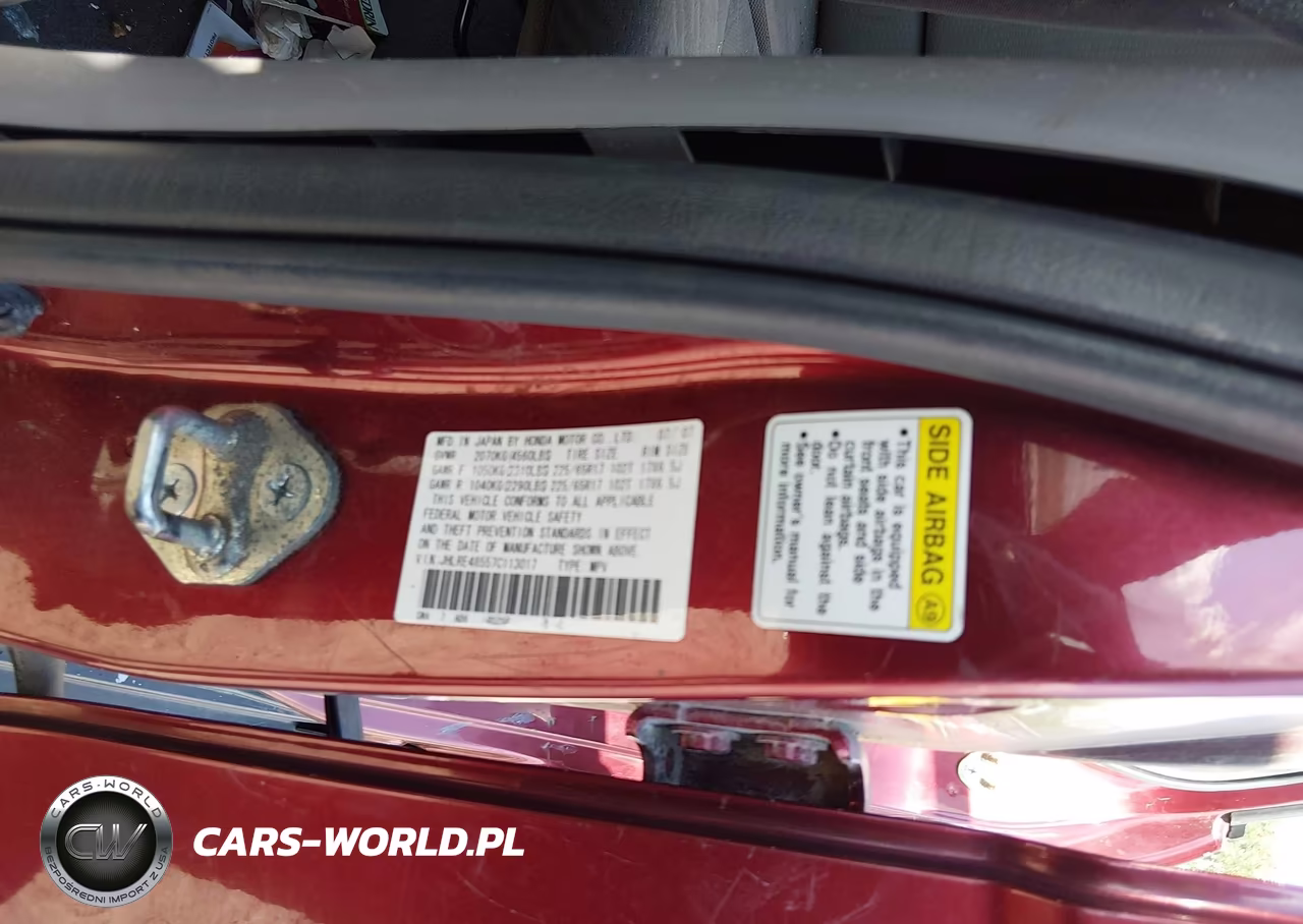 2007 Honda Cr-V Ex VIN:JHLRE48557C113017 - 9