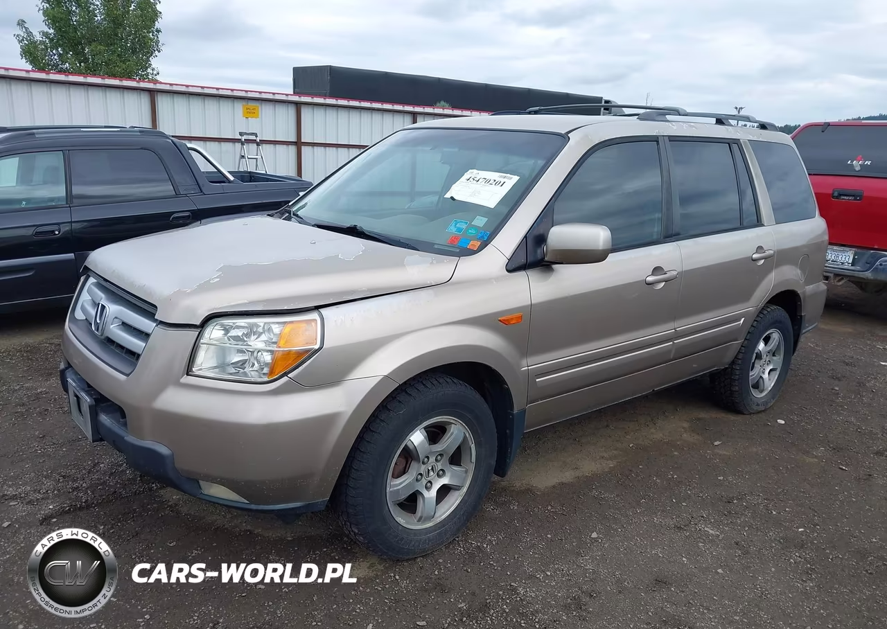 2006 Honda Pilot Ex VIN:2HKYF18496H551960 - 2