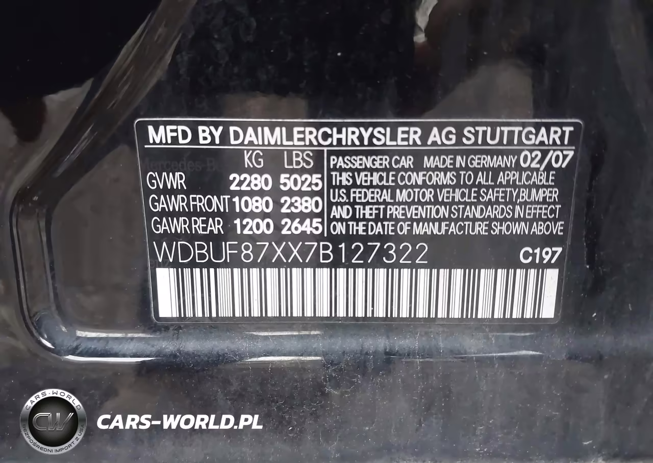 2007 Mercedes-Benz E 350 4Matic VIN:WDBUF87XX7B127322 - 9