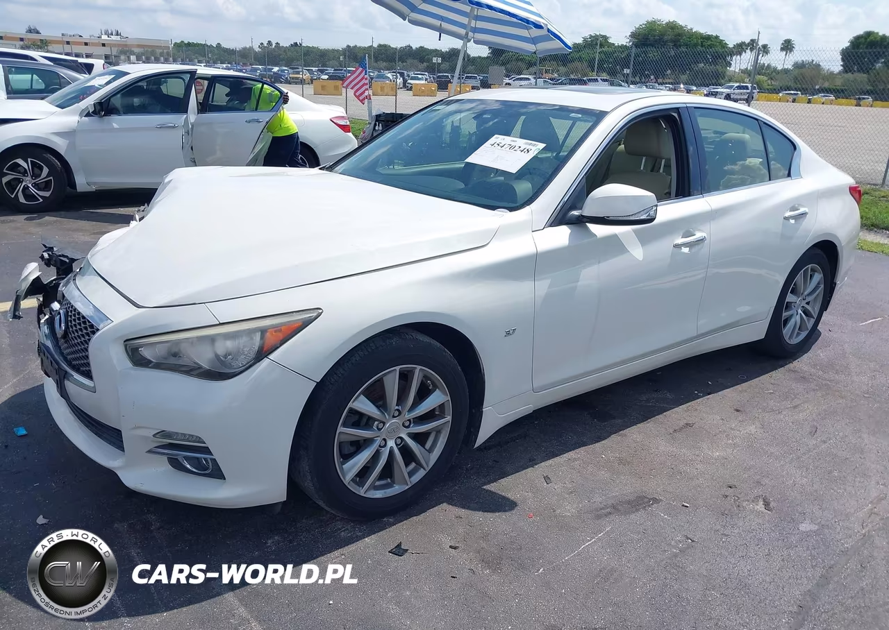 2014 Infiniti Q50 Premium VIN:JN1BV7AR8EM687408 - 2