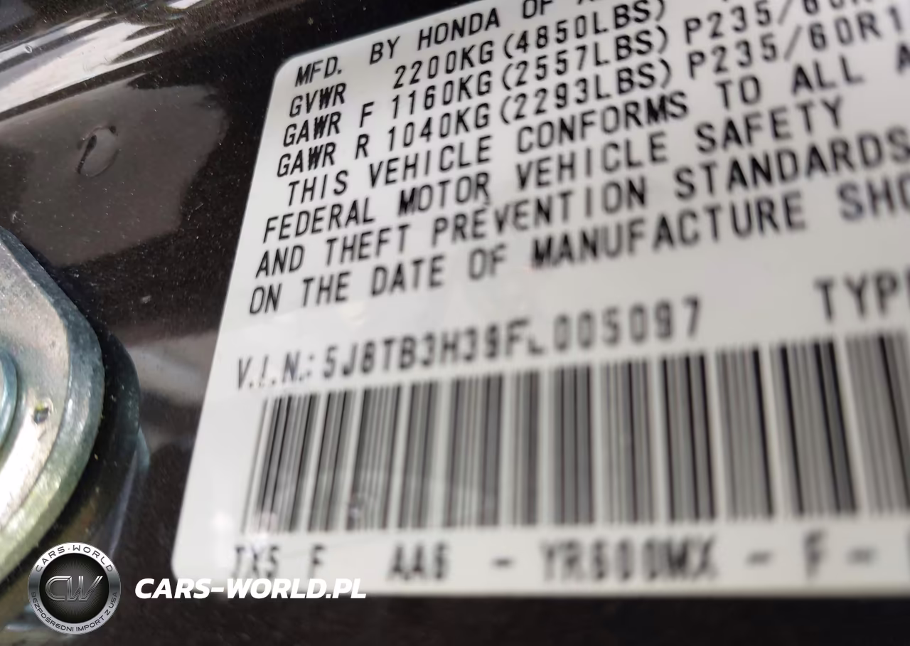 2015 Acura Rdx VIN:5J8TB3H39FL005097 - 9