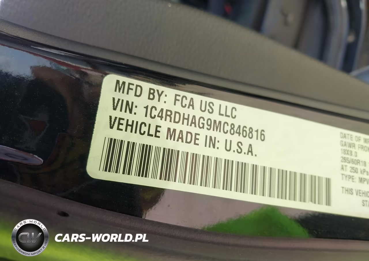 2021 Dodge Durango Sxt Plus Rwd VIN:1C4RDHAG9MC846816 - 9