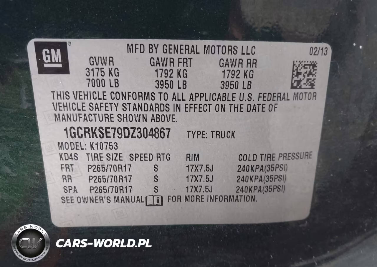 2013 Chevrolet Silverado 1500 Lt VIN:1GCRKSE79DZ304867 - 9
