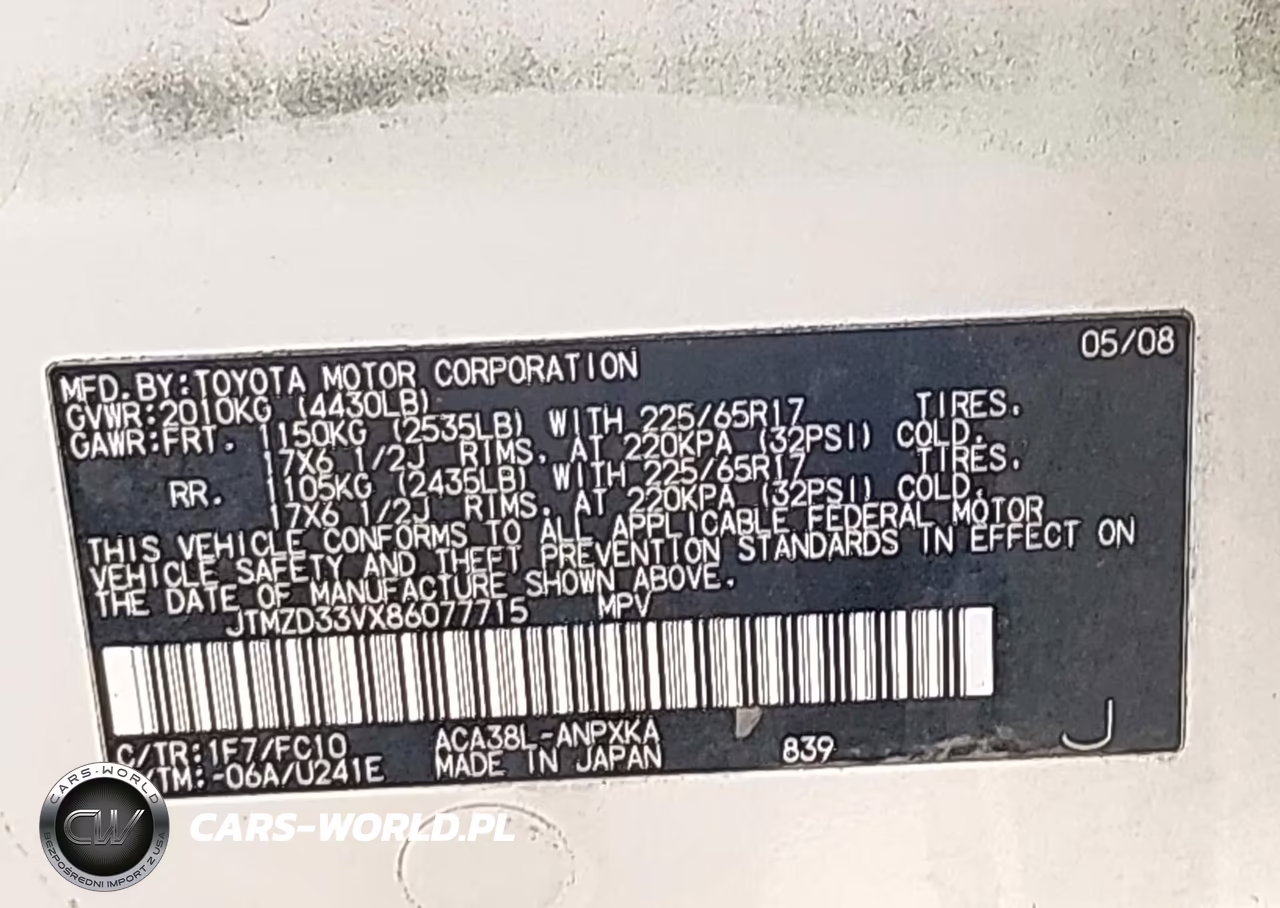 2008 Toyota Rav4 VIN:JTMZD33VX86077715 - 9