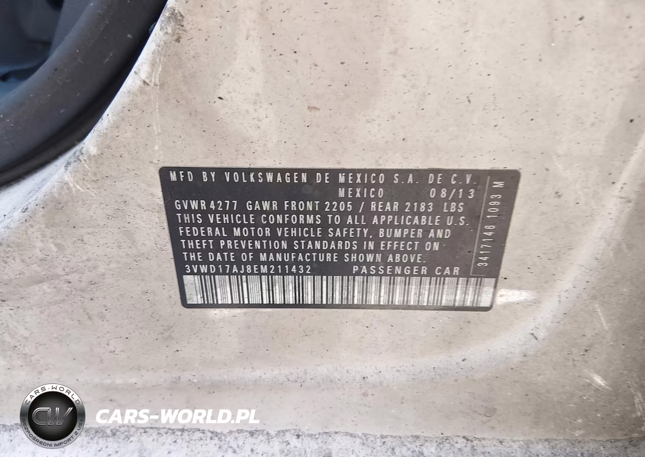 2014 Volkswagen Jetta 1.8T Se VIN:3VWD17AJ8EM211432 - 9