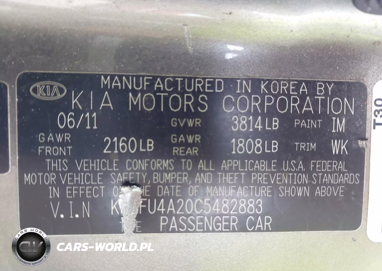 2012 Kia Forte Ex VIN:KNAFU4A20C5482883 - 9