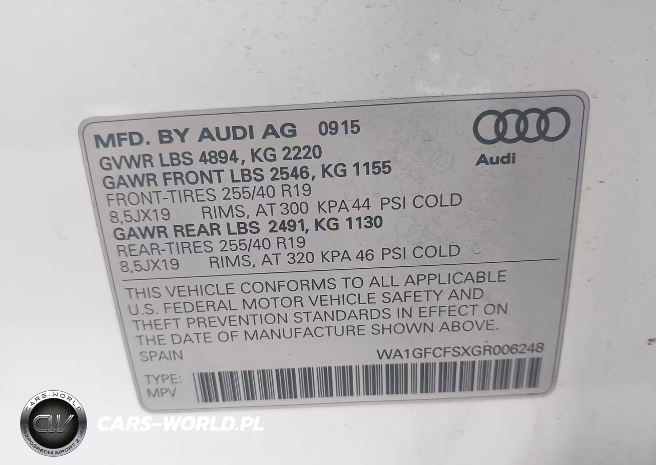 2016 Audi Q3 2.0T Premium Plus VIN:WA1GFCFSXGR006248 - 9