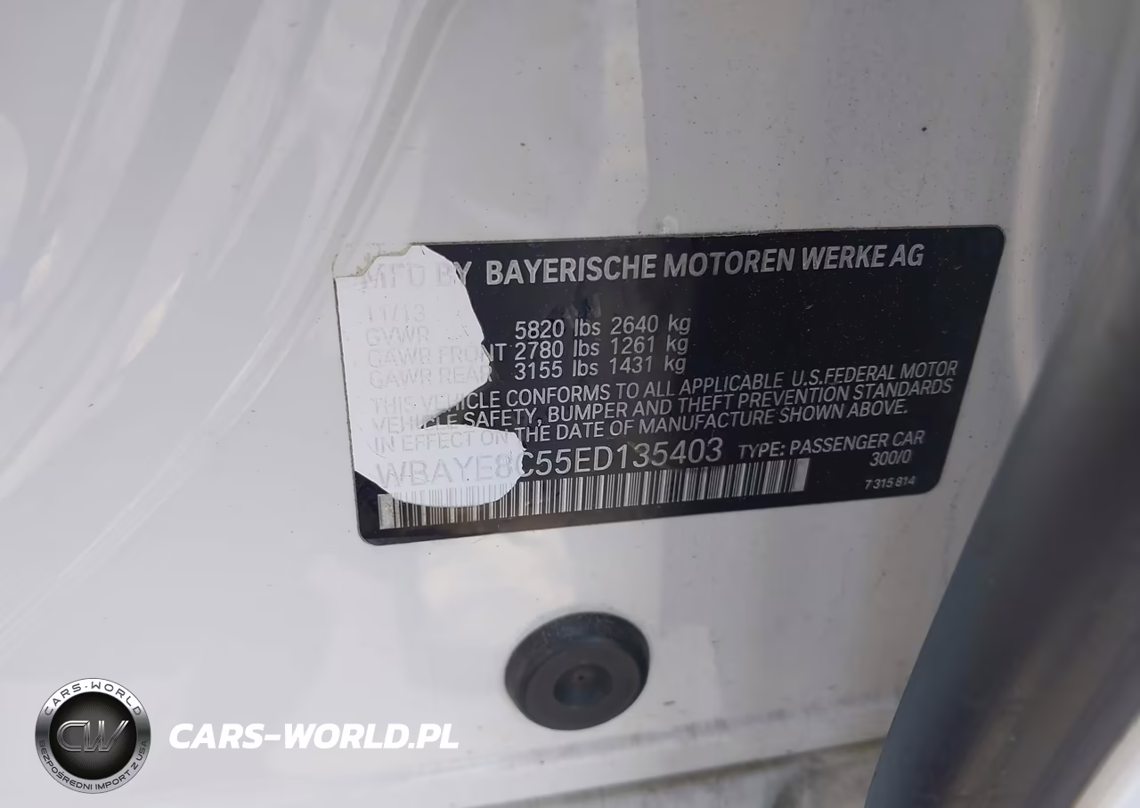 2014 BMW Alpina B7 VIN:WBAYE8C55ED135403 - 9