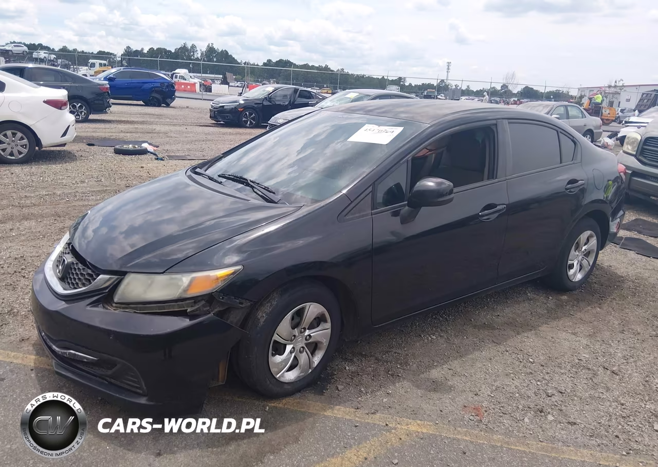 2013 Honda Civic Lx VIN:2HGFB2F50DH596684 - 2