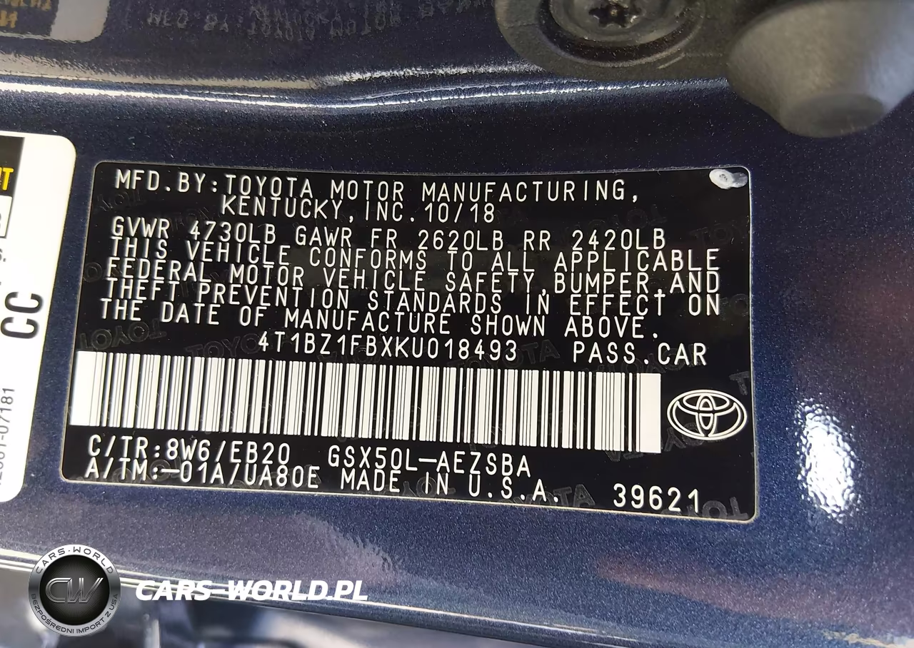 2019 Toyota Avalon Touring VIN:4T1BZ1FBXKU018493 - 9