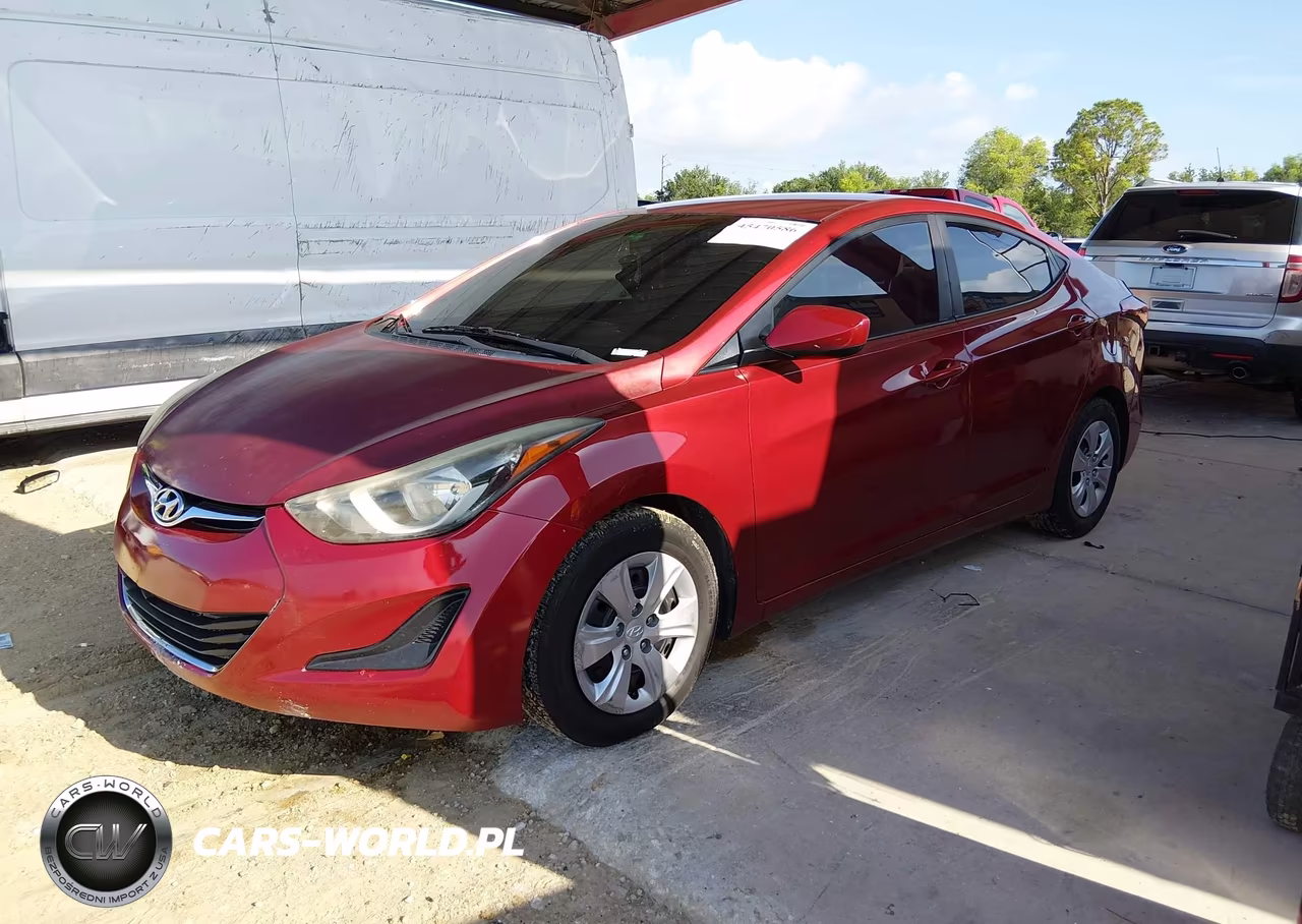 2016 Hyundai Elantra Se VIN:5NPDH4AE1GH677096 - 2