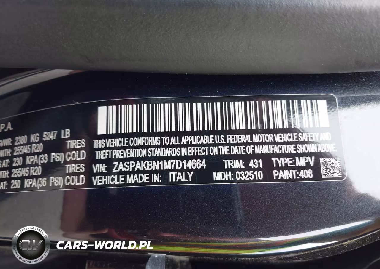 2021 Alfa Romeo Stelvio Ti Awd VIN:ZASPAKBN1M7D14664 - 9