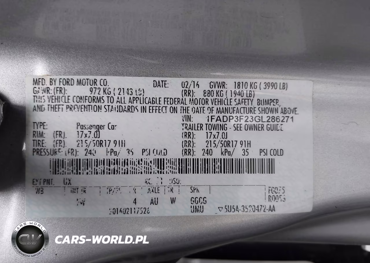 2016 Ford Focus Se VIN:1FADP3F23GL286271 - 9