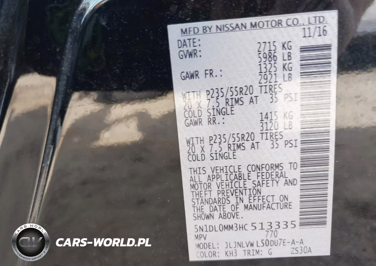 2017 Infiniti Qx60 VIN:5N1DL0MM3HC513335 - 9