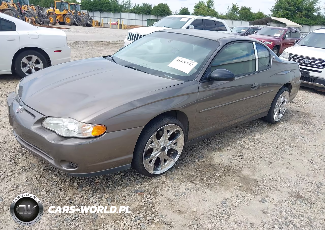 2002 Chevrolet Monte Carlo Ls VIN:2G1WW12E129181036 - 2