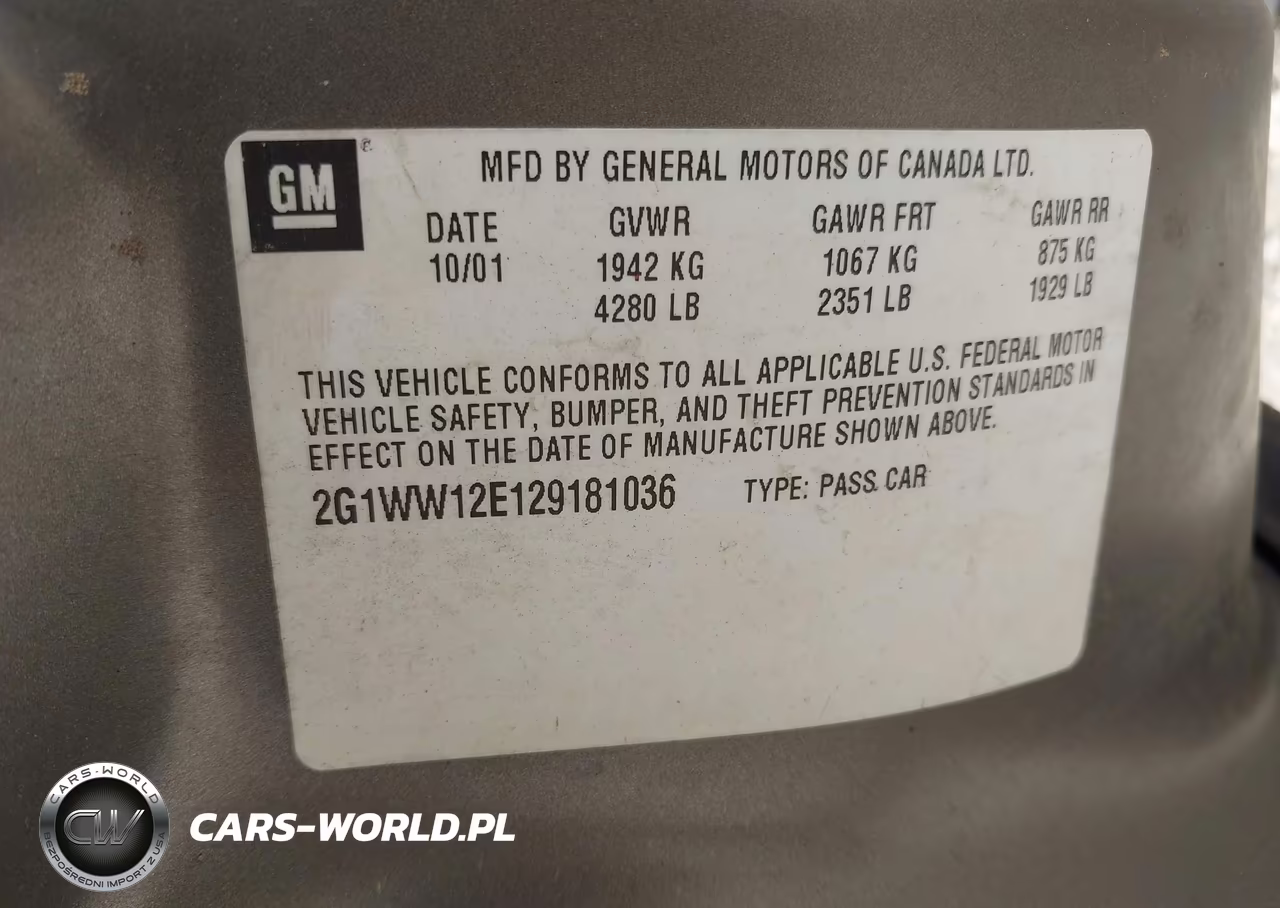 2002 Chevrolet Monte Carlo Ls VIN:2G1WW12E129181036 - 9