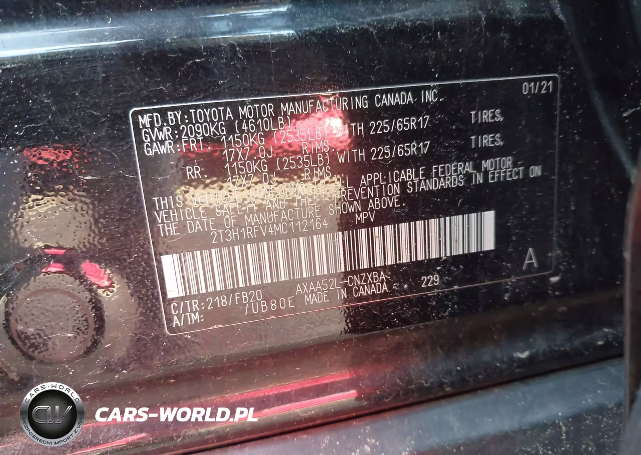 2021 Toyota Rav4 Le VIN:2T3H1RFV4MC112164 - 9