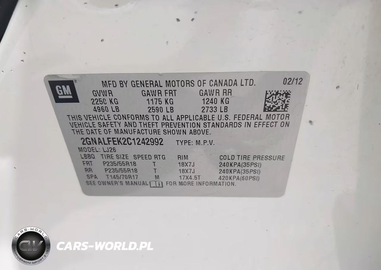 2012 Chevrolet Equinox Ltz VIN:2GNALFEK2C1242992 - 9