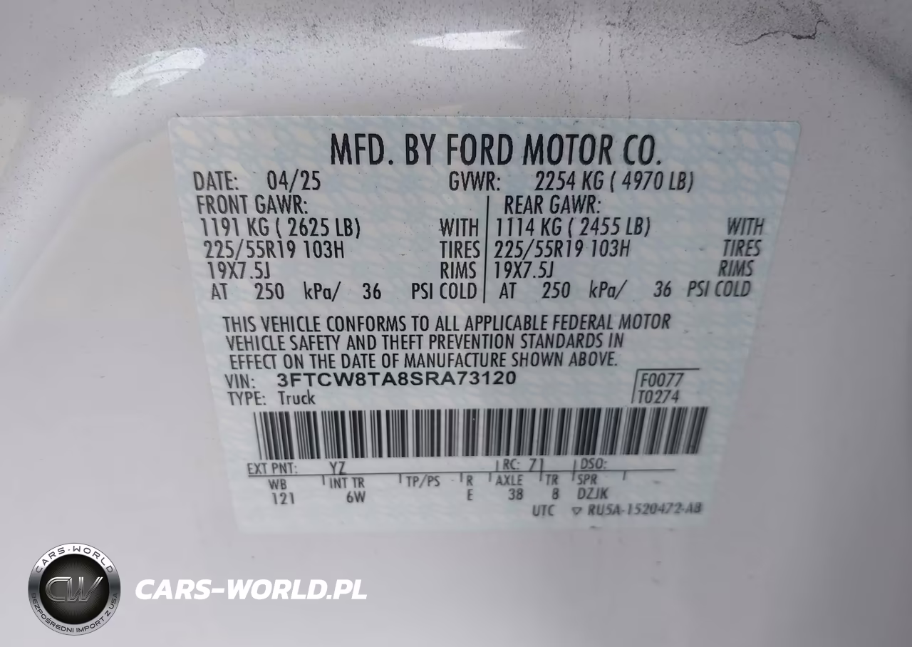 2025 Ford Maverick Lobo Standard VIN:3FTCW8TA8SRA73120 - 9