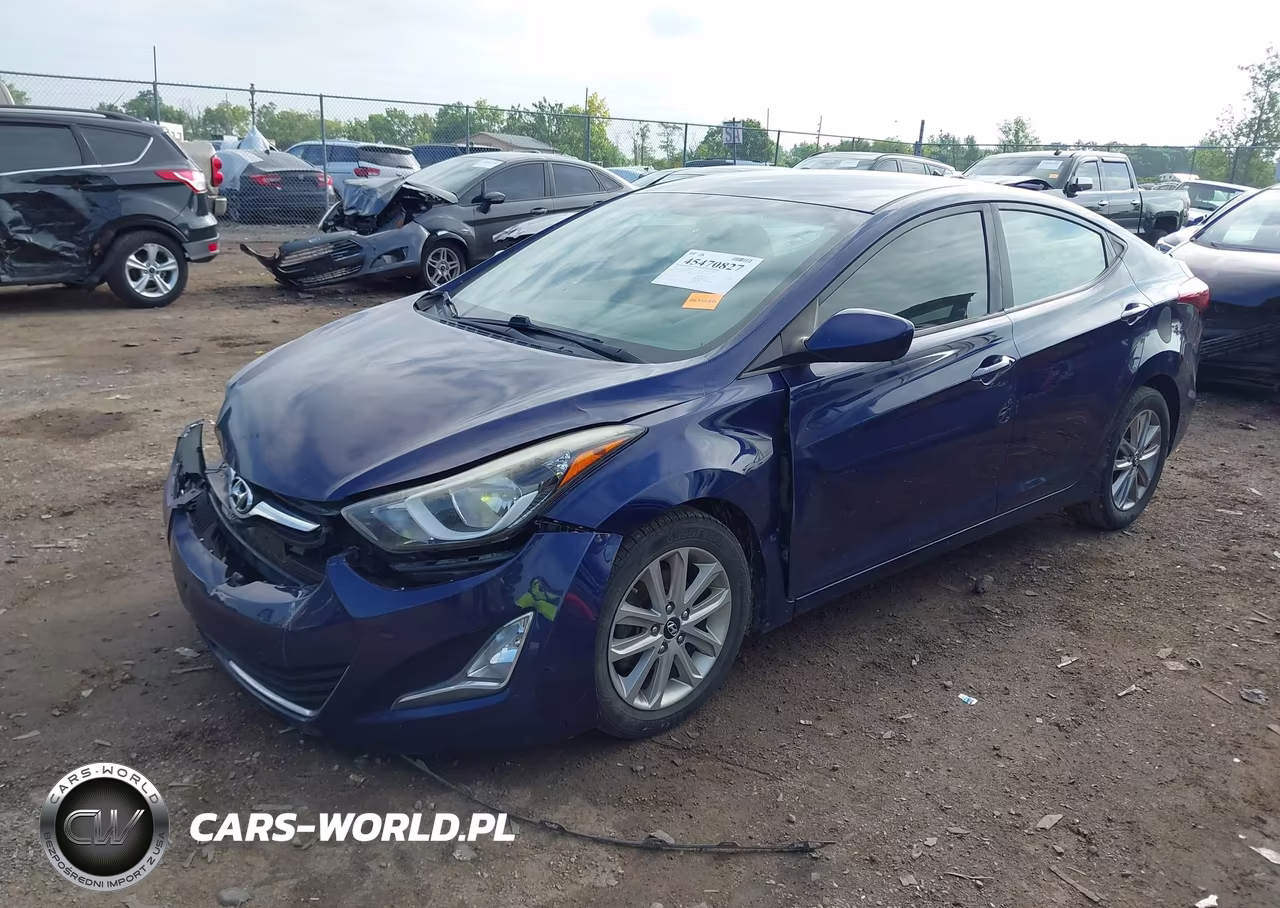 2014 Hyundai Elantra Se VIN:5NPDH4AE3EH460758 - 2